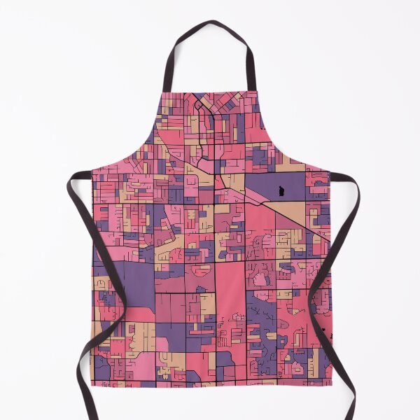 Item preview, Surrey Map Pattern in Purple & Pink designed and sold by PatternMaps.