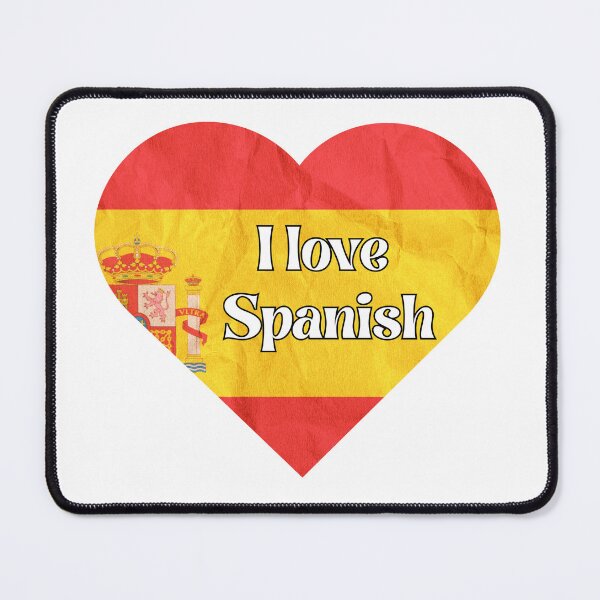 Item preview, i love spanish, heart with spanish flag designed and sold by language-des.