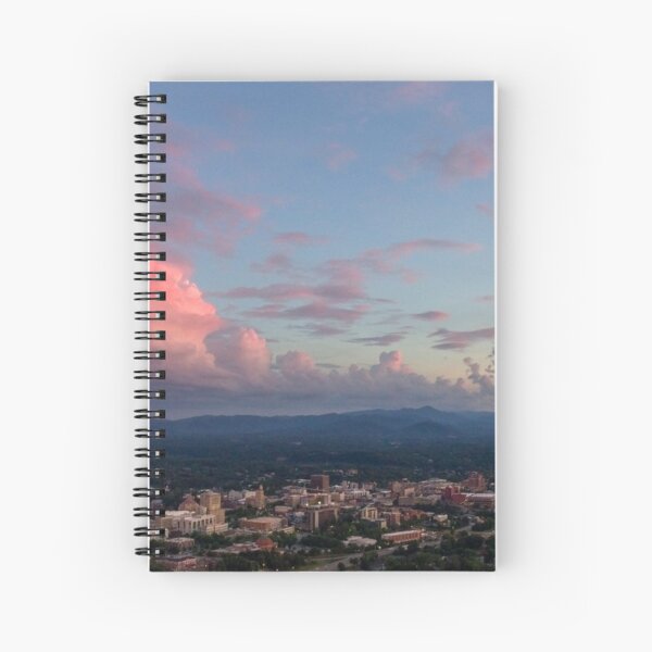 Asheville Delightful Dusk! Spiral Notebook