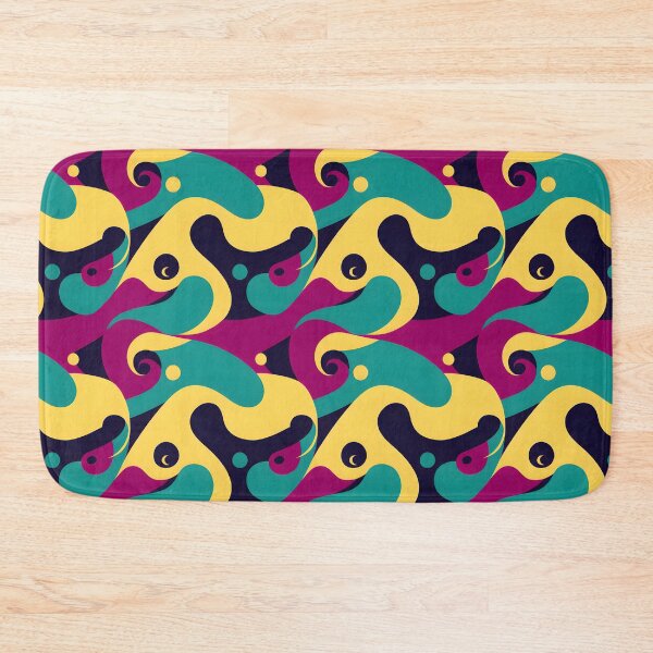 Item preview, Swirl colorful Seamless patterns  designed and sold by RocketArtInd.