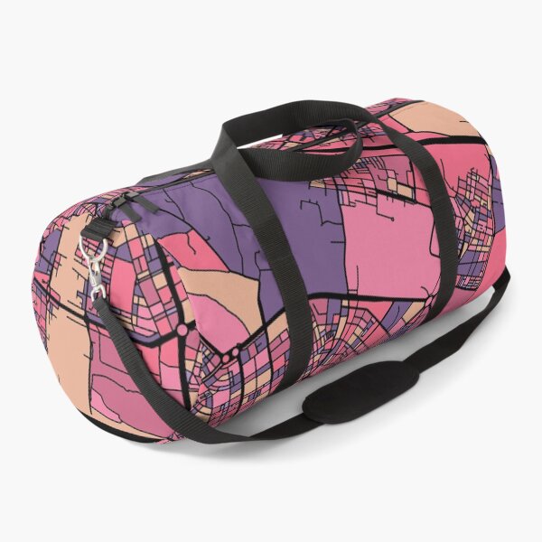 Item preview, Valencia Map Pattern in Purple & Pink designed and sold by PatternMaps.