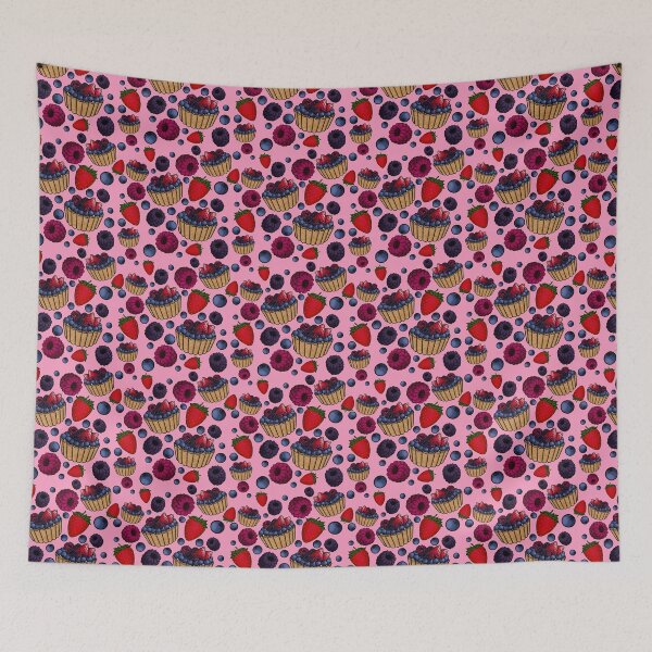 Item preview, Berry Sweet Tart Pattern (Light Pink) designed and sold by honeybeepaper.