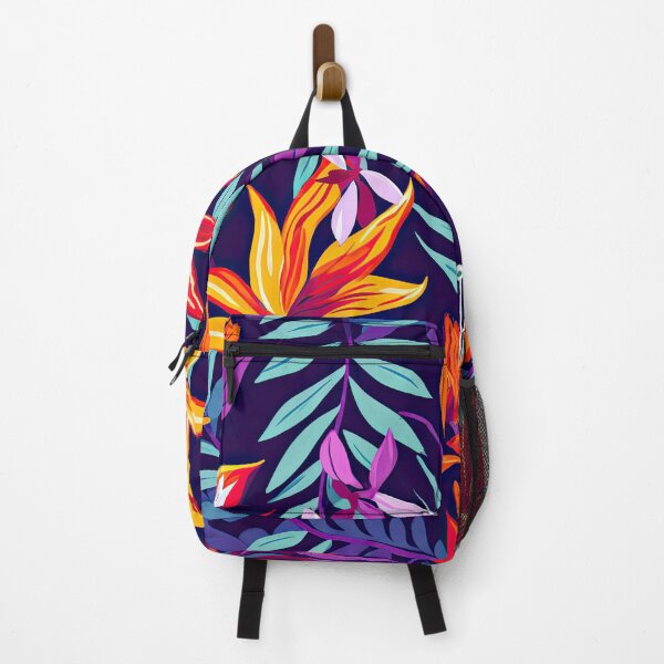 Item preview, A fun & colourful Caribbean Art Style Pattern Dark Blue designed and sold by azbondi.