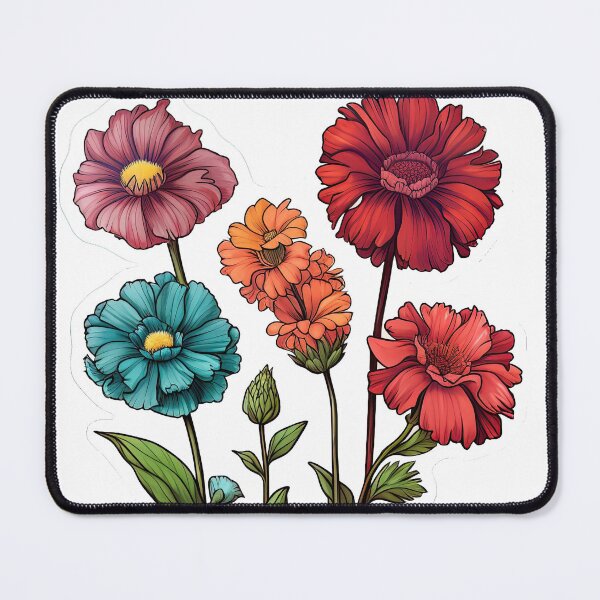 Item preview, Four flowers stand side by side designed and sold by abmkf.