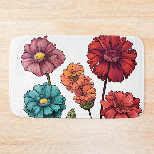 Item preview, Four flowers stand side by side designed and sold by abmkf.