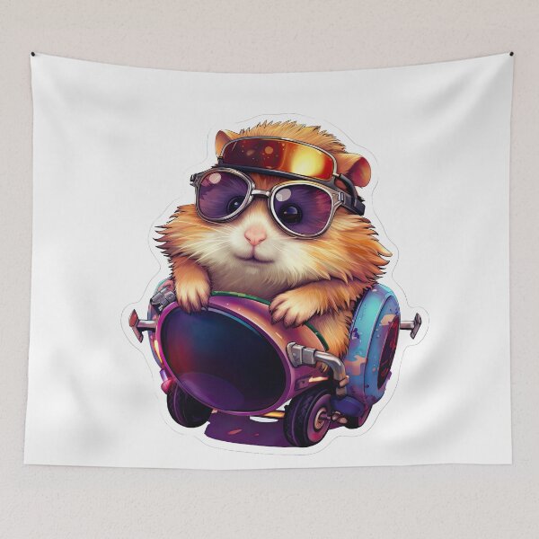 Item preview, Super cool hamster on a bike designed and sold by abmkf.
