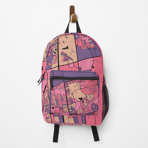 Item preview, Vaughan Map Pattern in Purple & Pink designed and sold by PatternMaps.