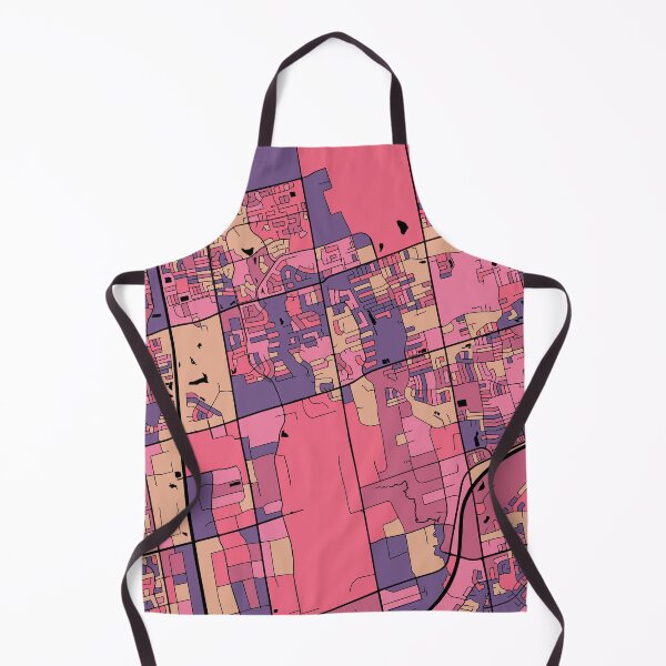 Item preview, Vaughan Map Pattern in Purple & Pink designed and sold by PatternMaps.