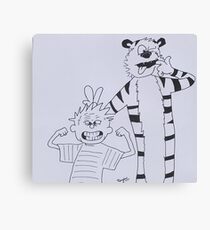 Calvin and Hobbes Canvas Print
