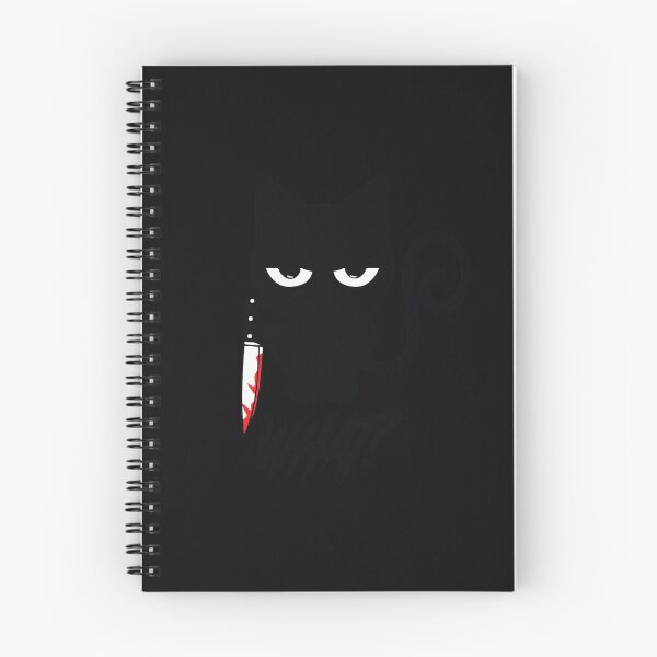 Item preview, Cat What Murderous Black Cat With Knife Gift cat with knife shirt  designed and sold by DARREARKER.