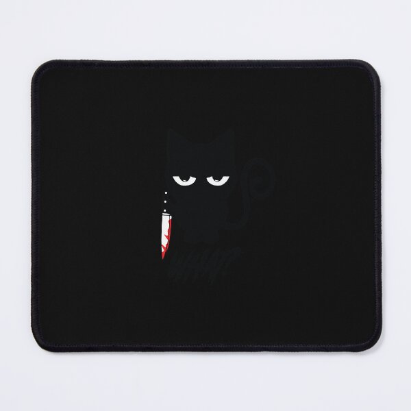 Item preview, Cat What Murderous Black Cat With Knife Gift cat with knife shirt  designed and sold by DARREARKER.