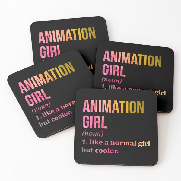 Item preview, Animation Girl Definition in Watercolor designed and sold by XCIV.