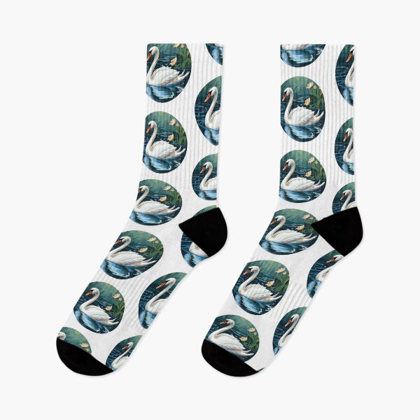 Item preview,  Swan among lotuses designed and sold by abmkf.