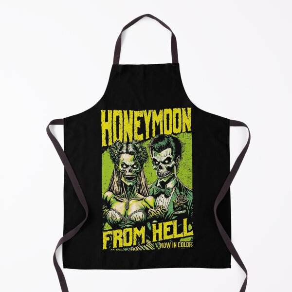 Item preview, Halloween Couple Funny Retro Zombie Love Horror Movie Poster designed and sold by GrandeDuc.