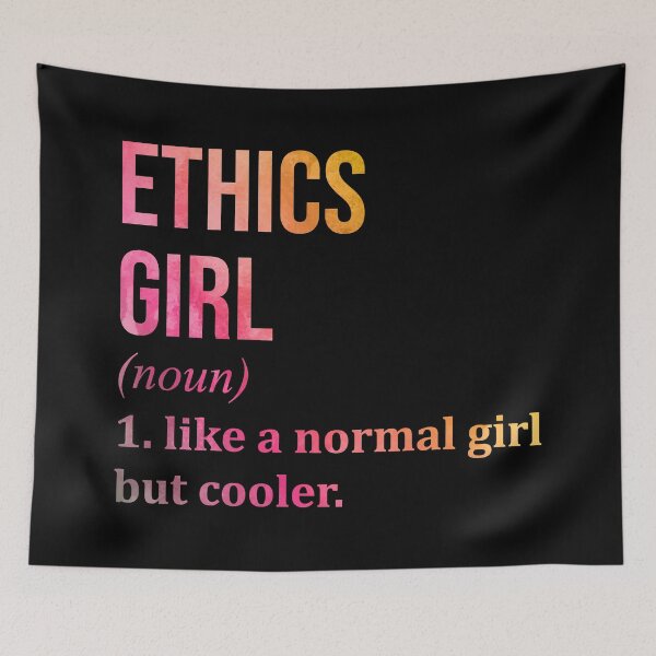 Item preview, Ethics Girl Definition in Watercolor designed and sold by XCIV.