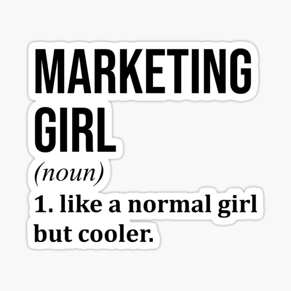 Item preview, Definición de chica de marketing designed and sold by XCIV.