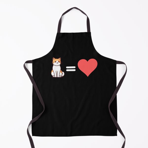 Item preview, Cat Equals Heart - Cat, Kittens, Happy, Love, Positivity Quotes and Jokes designed and sold by ethanzakicab.