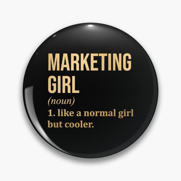 Item preview, Marketing Girl Definition in Gold designed and sold by XCIV.