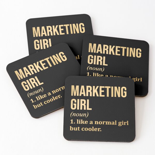 Item preview, Marketing Girl Definition in Gold designed and sold by XCIV.