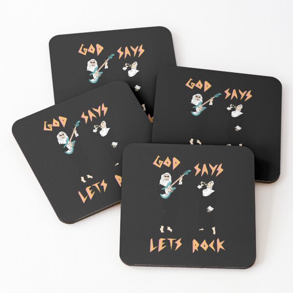 Item preview, God Says Let's Rock designed and sold by IsobelKiehndgh.