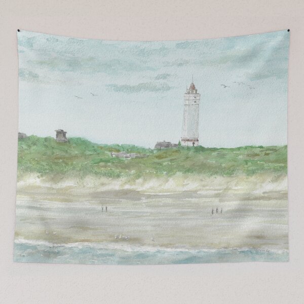 Item preview, Lighthouse on the North Sea designed and sold by Sandra  Steinke.