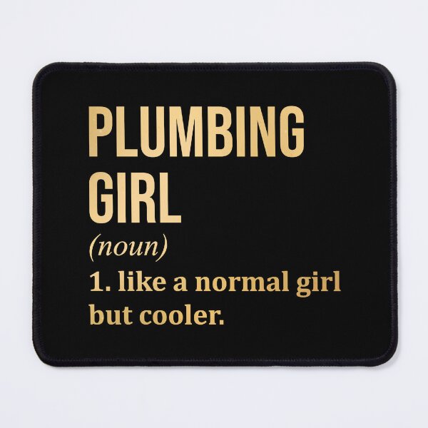 Item preview, Plumbing Girl Definition in Gold designed and sold by XCIV.