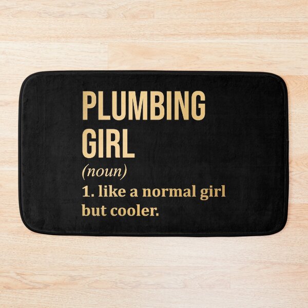 Item preview, Plumbing Girl Definition in Gold designed and sold by XCIV.