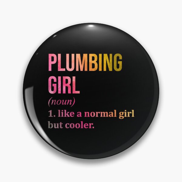 Item preview, Plumbing Girl Definition in Watercolor designed and sold by XCIV.