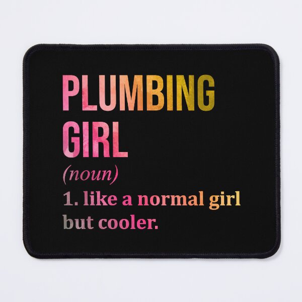 Item preview, Plumbing Girl Definition in Watercolor designed and sold by XCIV.