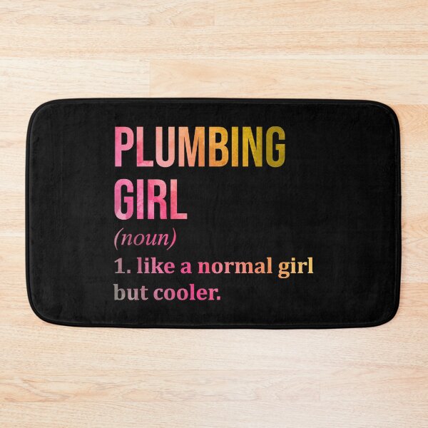 Item preview, Plumbing Girl Definition in Watercolor designed and sold by XCIV.