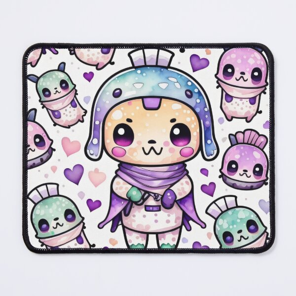 Item preview, Galactic Chibi Pattern designed and sold by Printsalotl.