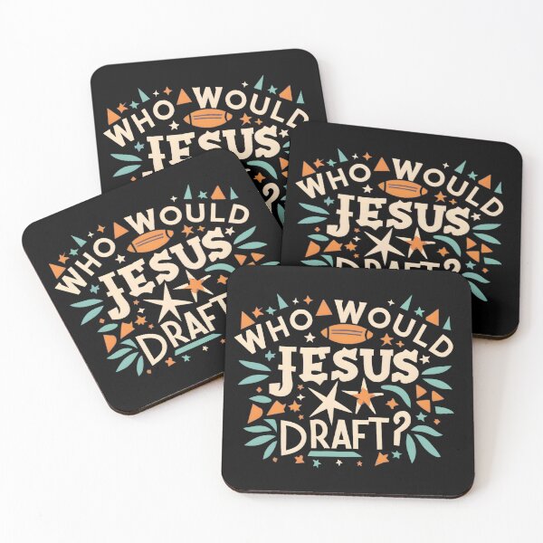 Item preview, Copy of  "who would jesus draft" christian fantasy footbal design designed and sold by GalaxyGraffiti.
