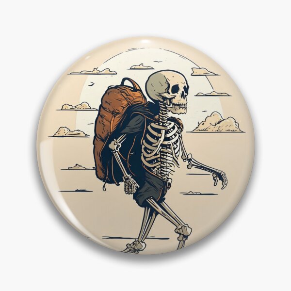 Item preview, The lone skeleton traveler designed and sold by Frim-Design.