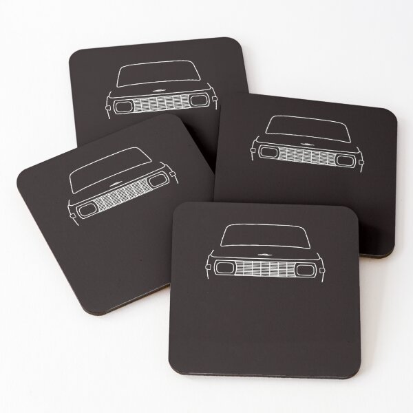 Item preview, Wartburg 353 Knight vintage car white outline graphic designed and sold by BRANTRAVLUS.