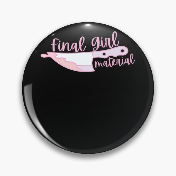 Item preview, Cute Pastel Pink Final Girl Scream Queen Graphic   designed and sold by JOSEPHATMAN.