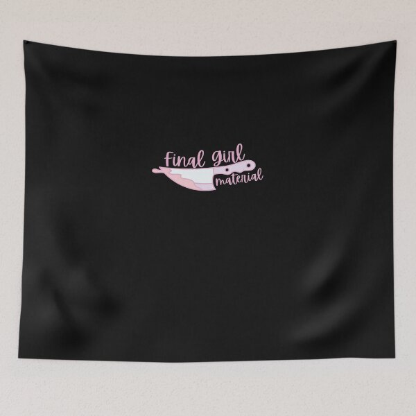 Item preview, Cute Pastel Pink Final Girl Scream Queen Graphic   designed and sold by JOSEPHATMAN.
