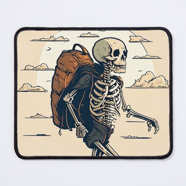 Item preview, The lone skeleton traveler designed and sold by Frim-Design.