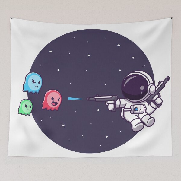 Item preview, Stylish Space Explorer: Cute Cool Astronaut with Jacket and Jeans Cartoon Vector Icon Illustration designed and sold by hjian8219.