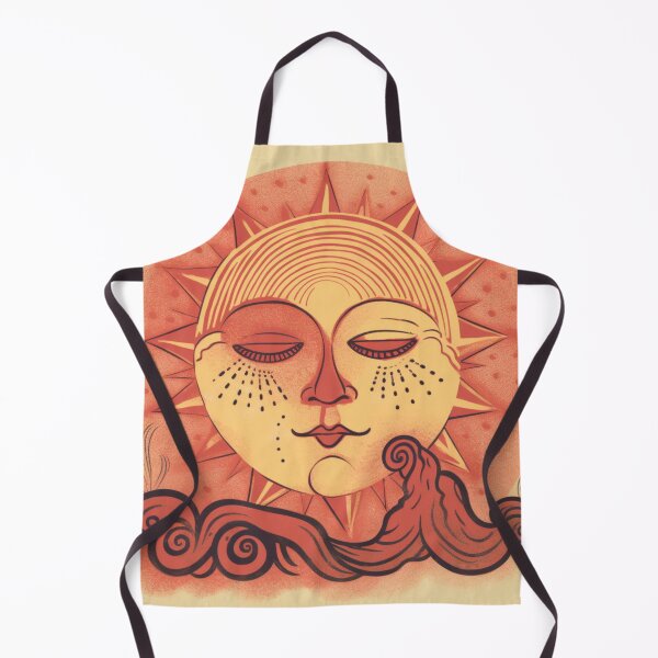 Item preview, Retro sun illustration designed and sold by bigmoments.
