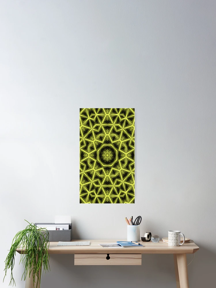 Thumbnail 2 of 3, Poster, Look Deep geometric designed and sold by Janie in Repeat .