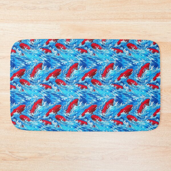 Item preview, seamless pattern: Floating Koi designed and sold by pkk1designsart.