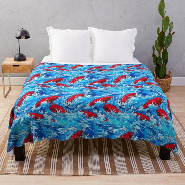 Item preview, seamless pattern: Floating Koi designed and sold by pkk1designsart.