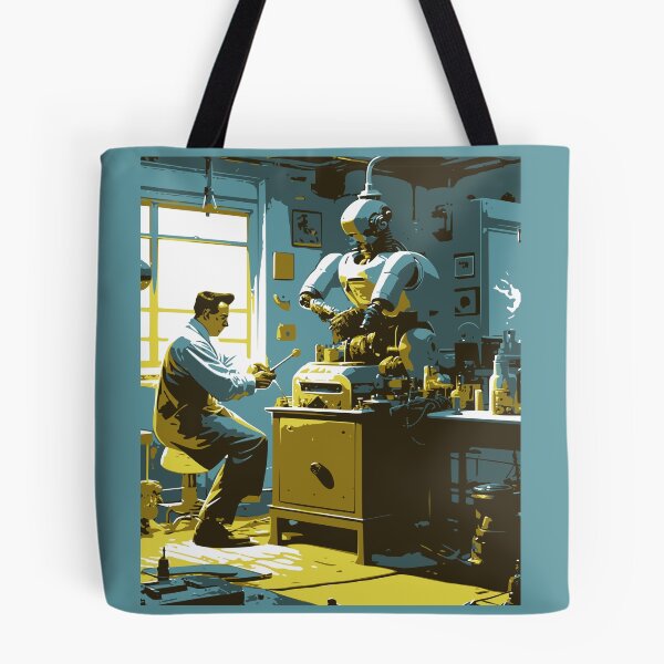 Item preview, Retro Robotics designed and sold by ParaPrints.