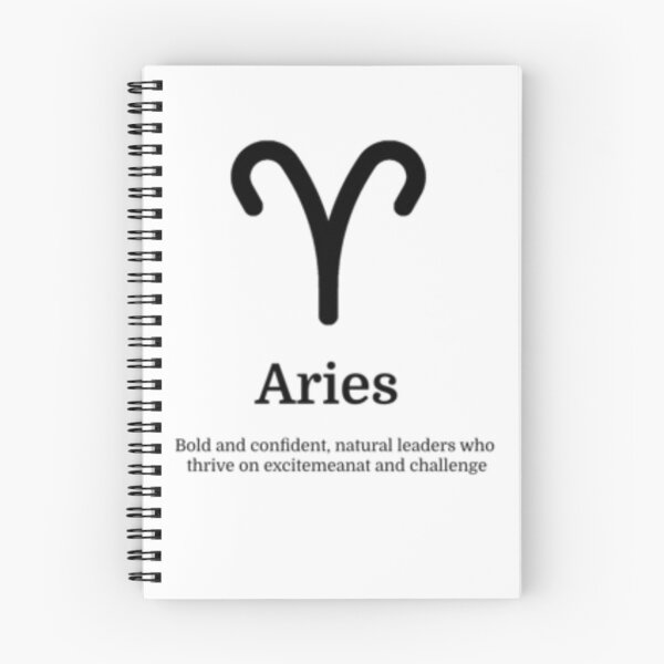 Item preview, Aries Horoscope and Facts designed and sold by AymonMiron.
