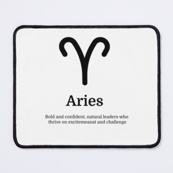 Item preview, Aries Horoscope and Facts designed and sold by AymonMiron.