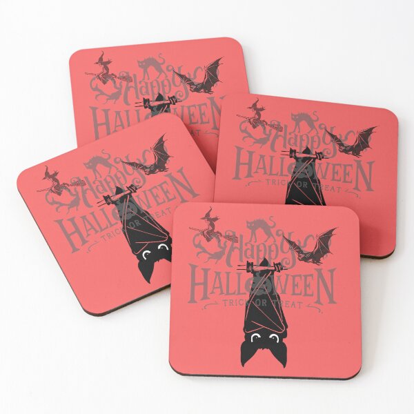 Item preview, Happy Halloween with Bats designed and sold by goldcov.