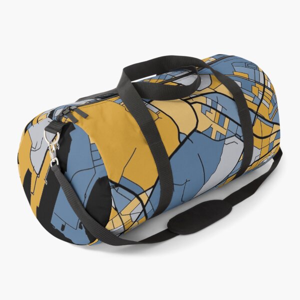 Item preview, Helsinki Map Pattern in Blue & Gold designed and sold by PatternMaps.
