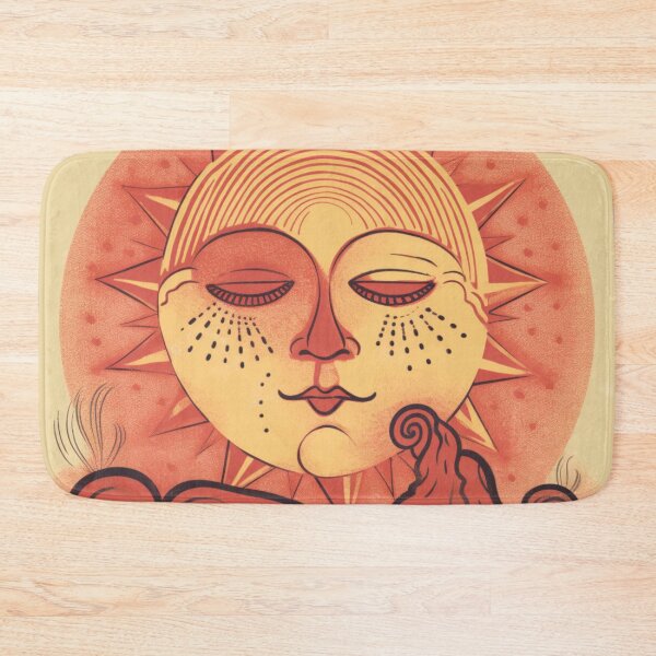 Item preview, Retro sun illustration designed and sold by bigmoments.