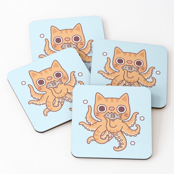 Item preview, Cute Octopus Cat Funny designed and sold by rustydoodle.