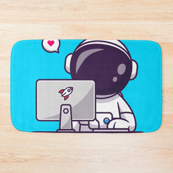 Item preview, "Robo-Productivity: Cute Robot Holding Clipboard Cartoon Vector Icon Illustration" designed and sold by hjian8219.
